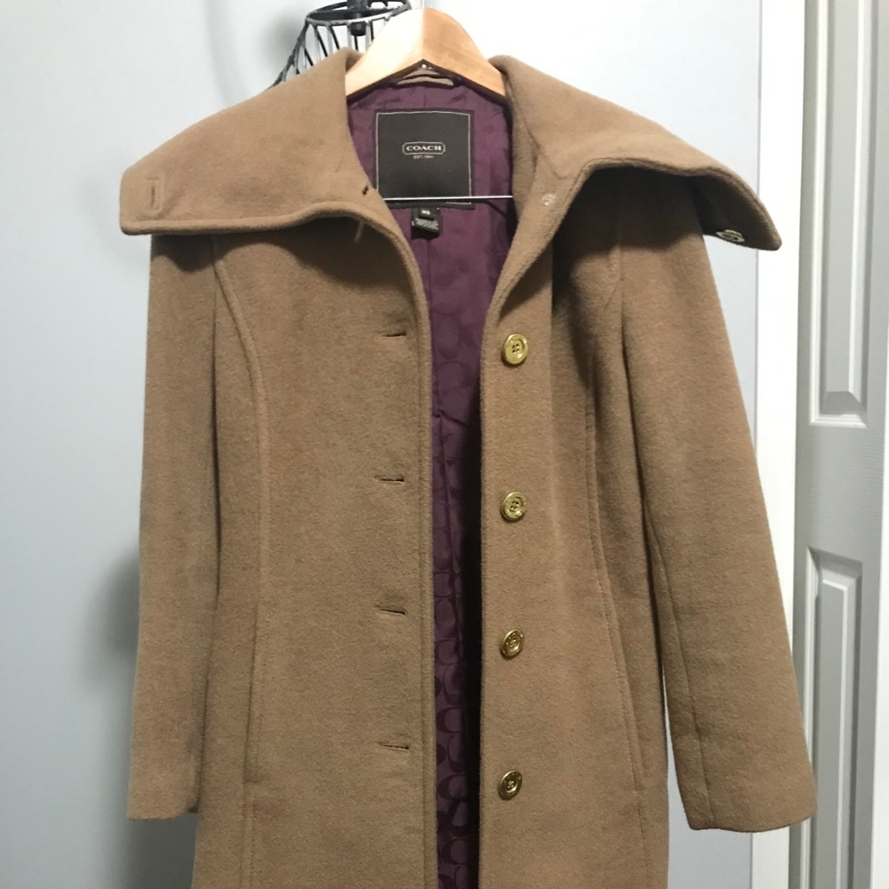 Coach Wool Coat Xs